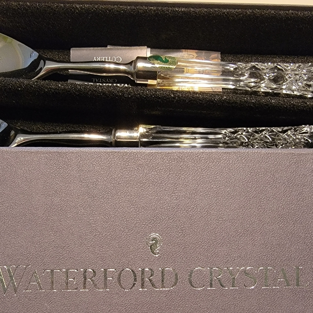 Waterford crystal salad server